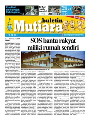 cover image of Buletin Mutiara 1-15 May 2014